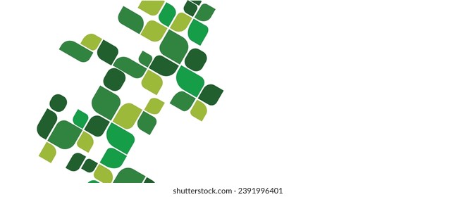 mosaico abstracto sobre fondo blanco	
