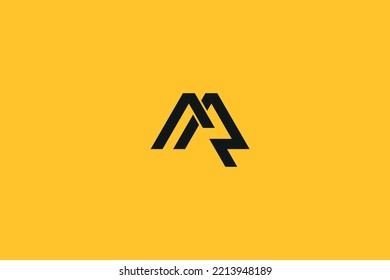 Abstract MR, RM, M, R Letters Logo Monogram icon.