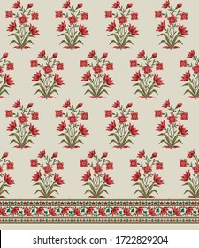  abstract mughal motif bunch   pattern background design 