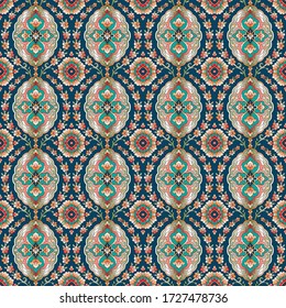 abstract mughal motif bunch  pattern background design