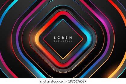 Abstract multi color geometric background