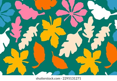 fondo de collage dibujado a mano de varios colores abstracto con un patrón de tejido vectorial y tradicional