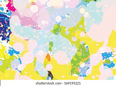 abstract multi color layer artwork  oil paint textures on canvas for background or decoration