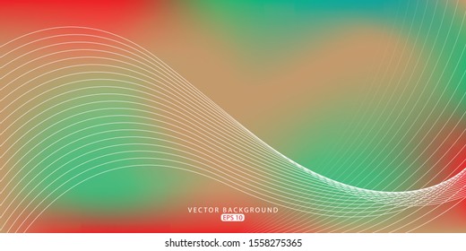 Abstract Multi color Mesh Background , Editable Vector format 