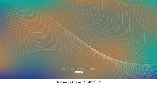 Abstract Multi color Mesh Background , Editable Vector format 