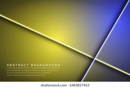 Abstractas líneas de neón multicolor efecto móvil diseño de patrón de Anuncio