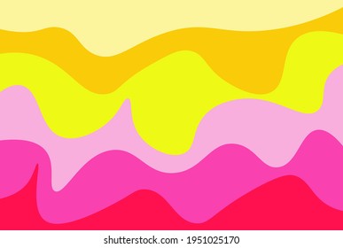abstract multi color wave background