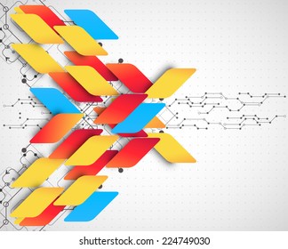 Abstract multi colore background. Vector illustration