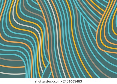 Abstract multi colored irregular stripes textured background. seamless geometric pattern design for certificates, invitations, textiles, clothing, covers and etc.