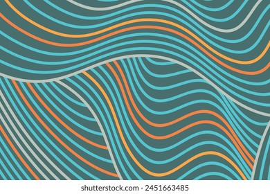 Abstract multi colored irregular stripes textured background. seamless geometric pattern design for certificates, invitations, textiles, clothing, covers and etc.