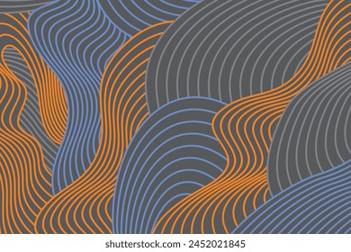 Abstract multi colored irregular stripes textured background. seamless geometric pattern design for certificates, invitations, textiles, clothing, covers and etc.