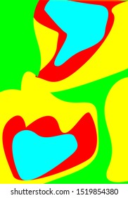 abstract multi colors curve background