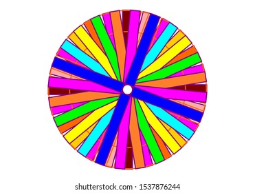 abstract multi colors Multi-colored square cross isolate on white background