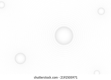 Abstract Multi White Radial Circle Wave Form Background