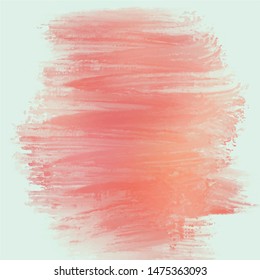 Abstract multicolor aquarelle background. Gradient hand made watercolor stock wallpaper. Textured warm colored template.