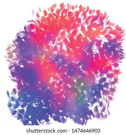Abstract multicolor aquarelle background. Highly saturated gradient hand made watercolor wallpaper. Textured template.