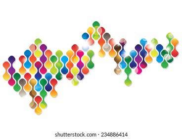 Abstract multicolor background