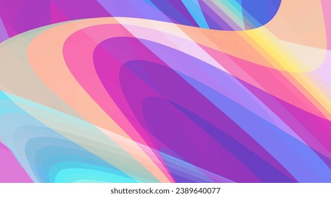 Abstract multicolor background with colorful swirl. Unusual vector graphic pattern