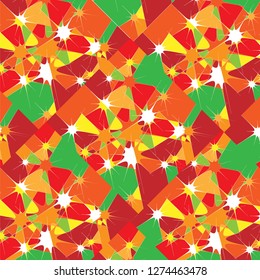 Abstract multicolor background with a complex pattern. Vector illustration