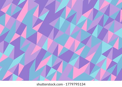 Abstract multicolor background filled with colorful triangles. Modern geometric pattern for websites or mobile app wallpaper. Vector eps10