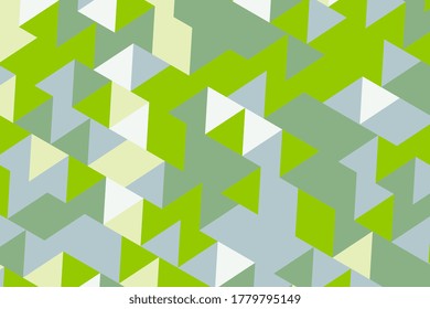 Resumen fondo multicolor lleno de triángulos coloridos. Patrón geométrico moderno para sitios web o fondo de pantalla de aplicaciones móviles. Vector eps10