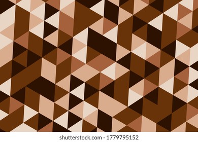Abstract multicolor background filled with colorful triangles. Modern geometric pattern for websites or mobile app wallpaper. Vector eps10