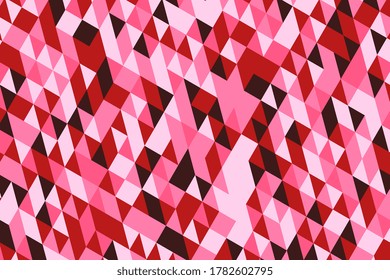 Abstract multicolor background filled with colorful triangles. Modern geometric pattern for websites or mobile app wallpaper. Vector eps10