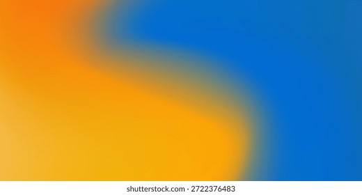 Fundo multicolorido abstrato com formas de lâmpada. Ilustração de gradiente em cores laranja e azul. eps 10.