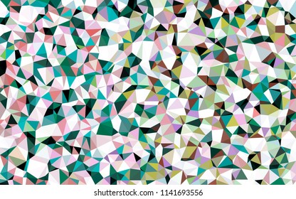 Abstract multicolor background. Polygonal vector. Triangular geometric pattern 