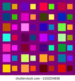 Abstract Multicolor Background, Squares