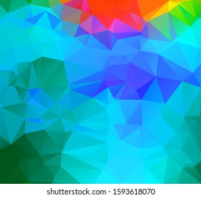 Abstract multicolor background. Vector polygonal design illustration graphic