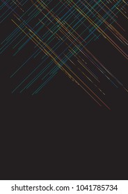Abstract multicolor background. vertical lines and stripes. Vector. Black background .EPS 10.