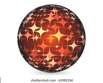 abstract multicolor ball