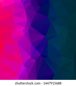 Abstract multicolor blue and purple background. Vector polygonal design illustration