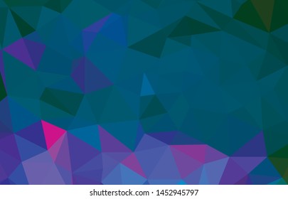 Abstract multicolor blue and purple background. Vector polygonal design illustrator
