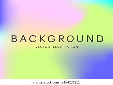Abstract multicolor blurred gradient mesh background. Graphic color, modern banner, nature backdrop. Vector illustration.
