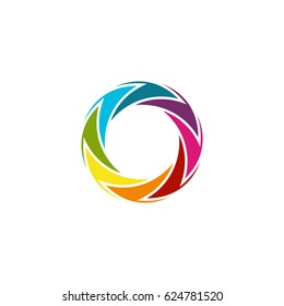 Abstract Multicolor Circle