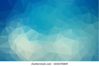 Abstract multicolor dark blue geometric rumpled triangular low poly style gradient illustration graphic background. Vector polygonal design for your business.