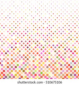 Abstract multicolor dot background design - vector illustration