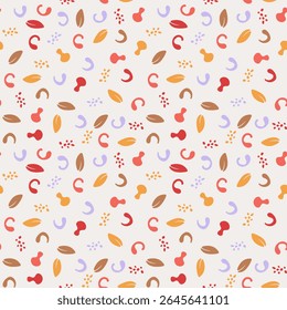 Abstrait éléments multicolores, formes liquides. Taches colorées, forme libre, formes organiques. Design mignon pour la couverture, la bannière, l'emballage, les vêtements