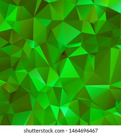 Abstract multicolor emerald green background. Vector polygonal design 
