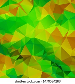 Abstract multicolor emerald green background. Vector polygonal design illustrator