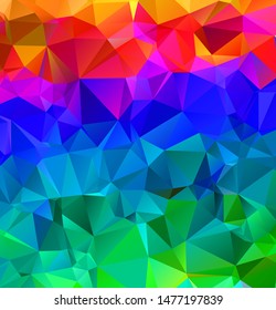 Abstract multicolor emerald green background. Vector polygonal design illustrator