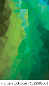 Abstract multicolor emerald green background. Vector polygonal design illustrator