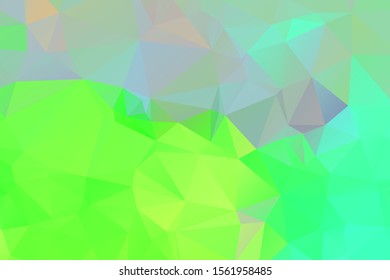 Abstract multicolor emerald green background. Vector polygonal design illustrator