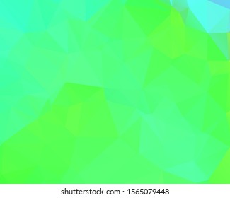 Abstract multicolor emerald green background. Vector polygonal design illustrator