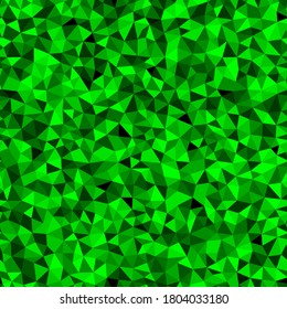 Abstract multicolor emerald green background. Vector digital polygonal triangles concept decoration design illustration