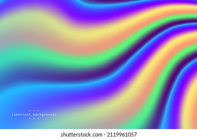 abstract multicolor flow curve with bright blue blurred background can be use for technology presentation website template decoration wallpaper product advertisement easy to use Vector eps. 