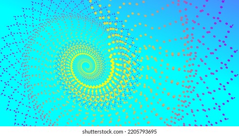 Abstract multicolor fractal elements on gradient background. Vector abstract Illustration for web, posters, banners, presentation.