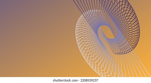 Abstract multicolor fractal elements on gradient background. Vector abstract Illustration for web, posters, banners, presentation.
